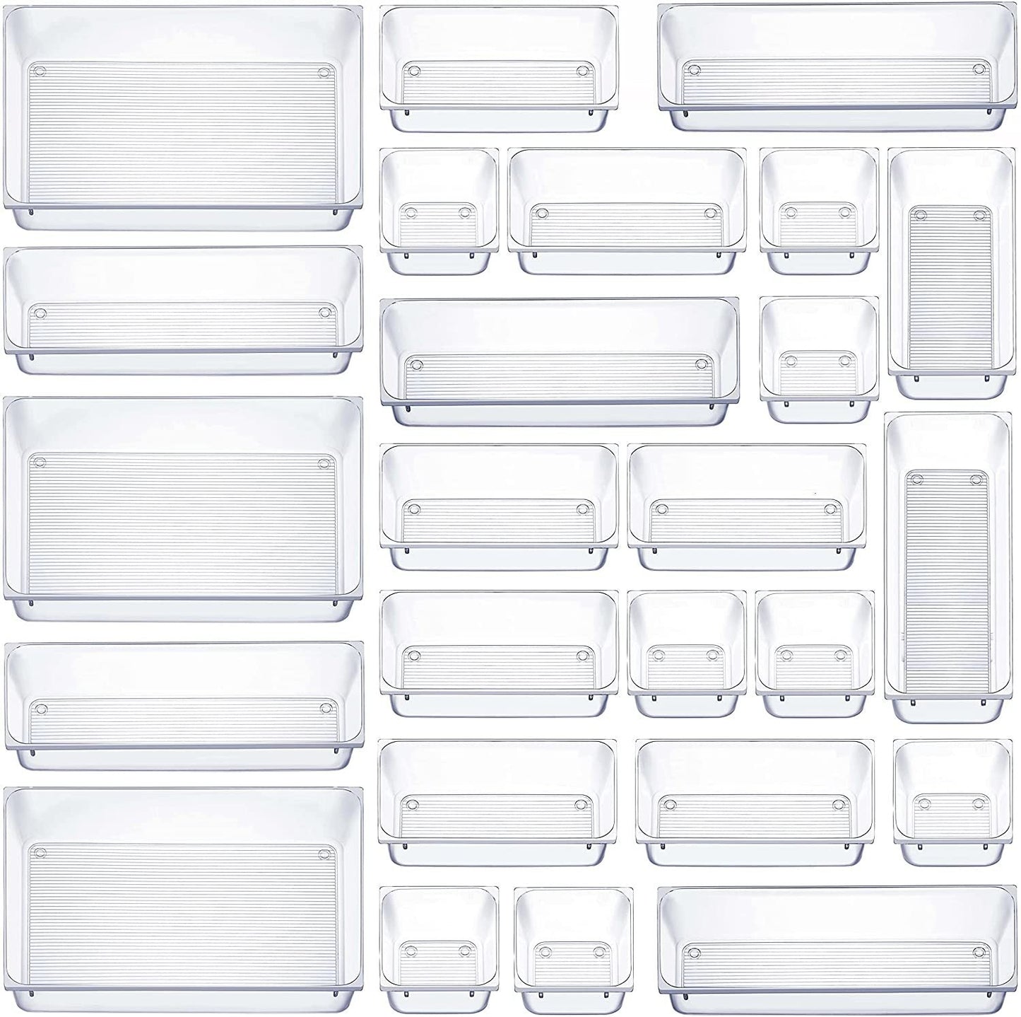 Home transparent drawer storage box