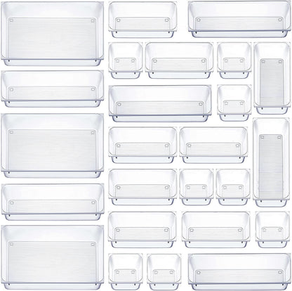 Home transparent drawer storage box