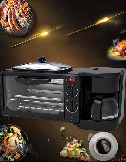 Multifunctional Breakfast Toaster and Oven