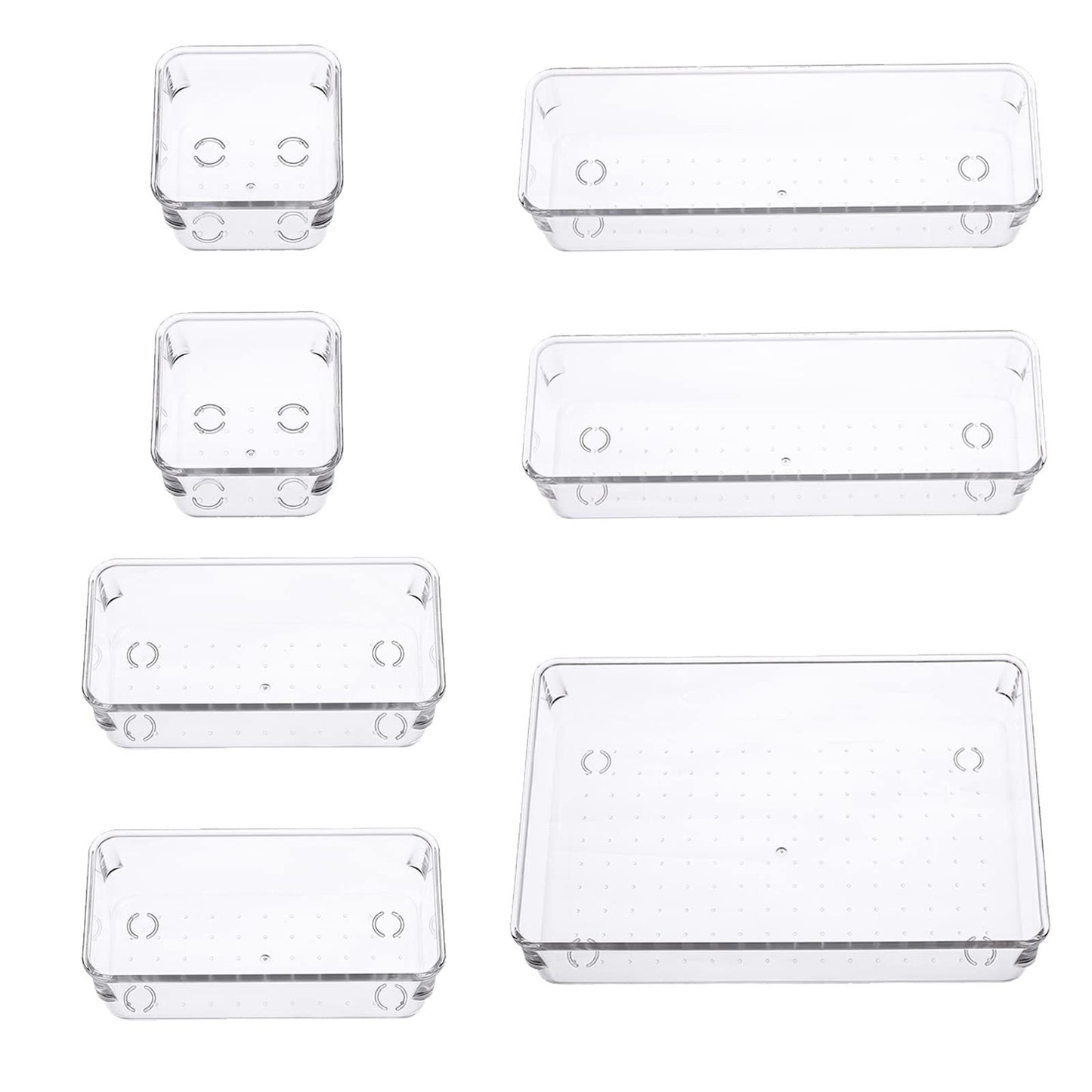 Home transparent drawer storage box