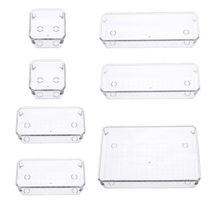 Home transparent drawer storage box