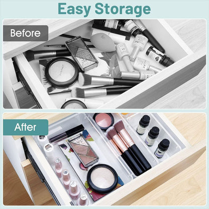 Home transparent drawer storage box