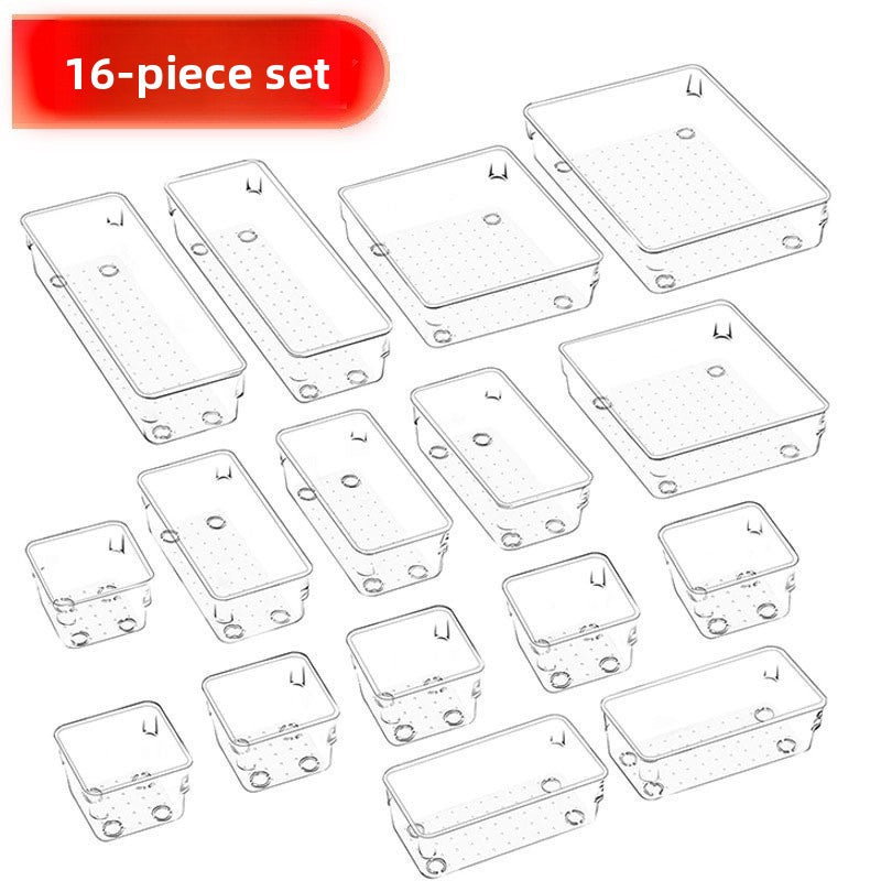 Home transparent drawer storage box