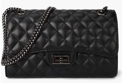 2025 New European and American Fashion Trendy Diamond Plaid Chain Bag Chanel Style Women's Bag Shoulder Crossbody Bag Women's Bag Small Bag