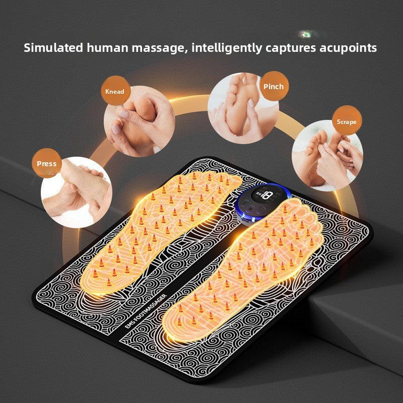 Electric Foot Massager Pad with Remote Control
