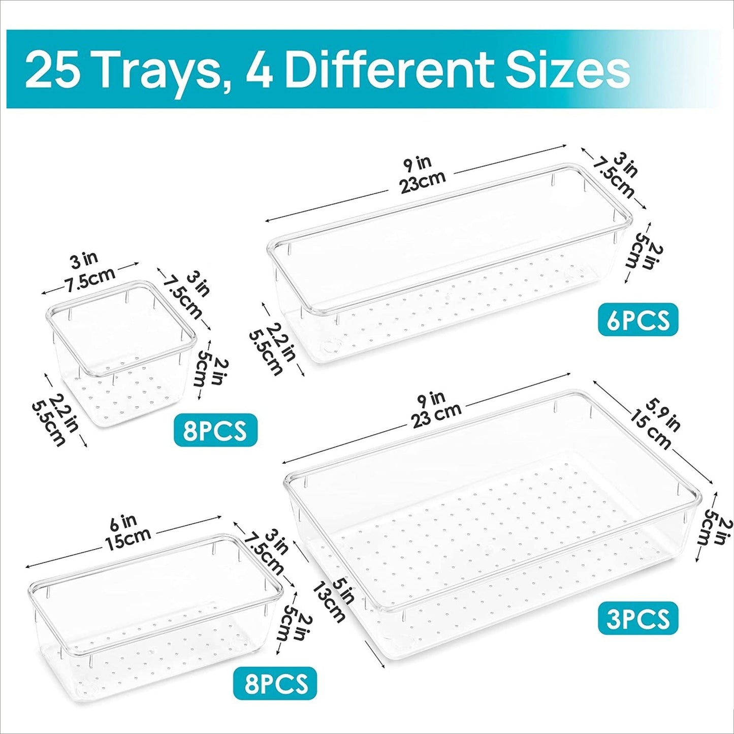 Home transparent drawer storage box