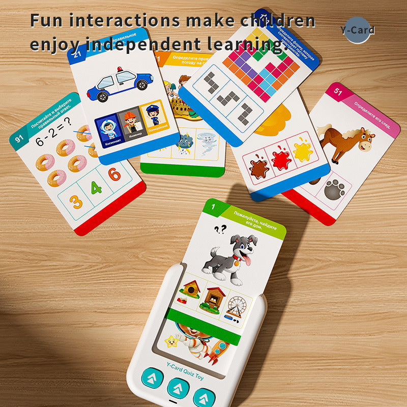 Multilingual Educational Card Reader with Voice Function
