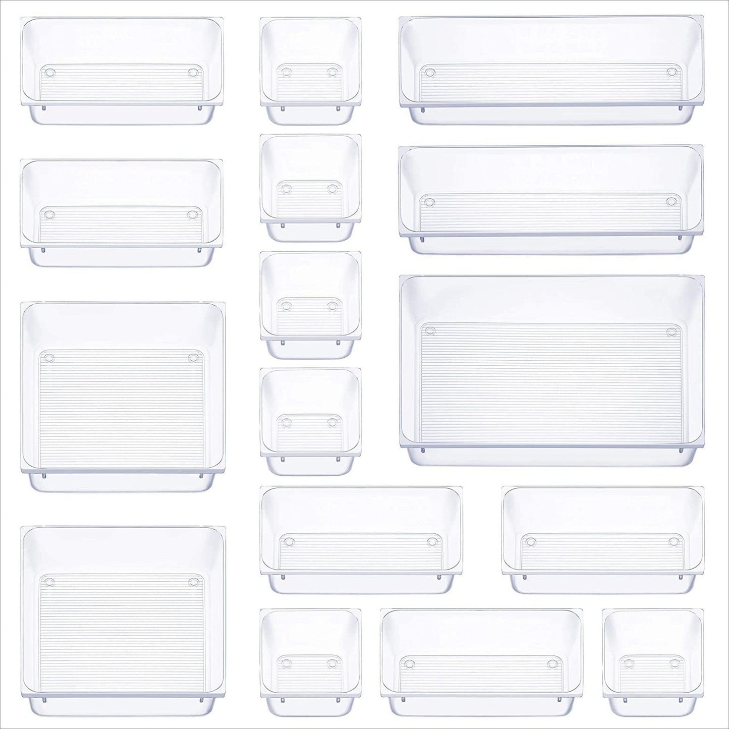 Home transparent drawer storage box