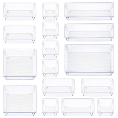 Home transparent drawer storage box
