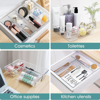 Home transparent drawer storage box