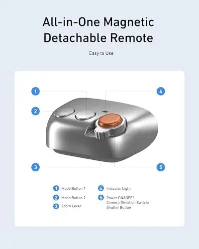 TELESIN Magnetic Camera Grip