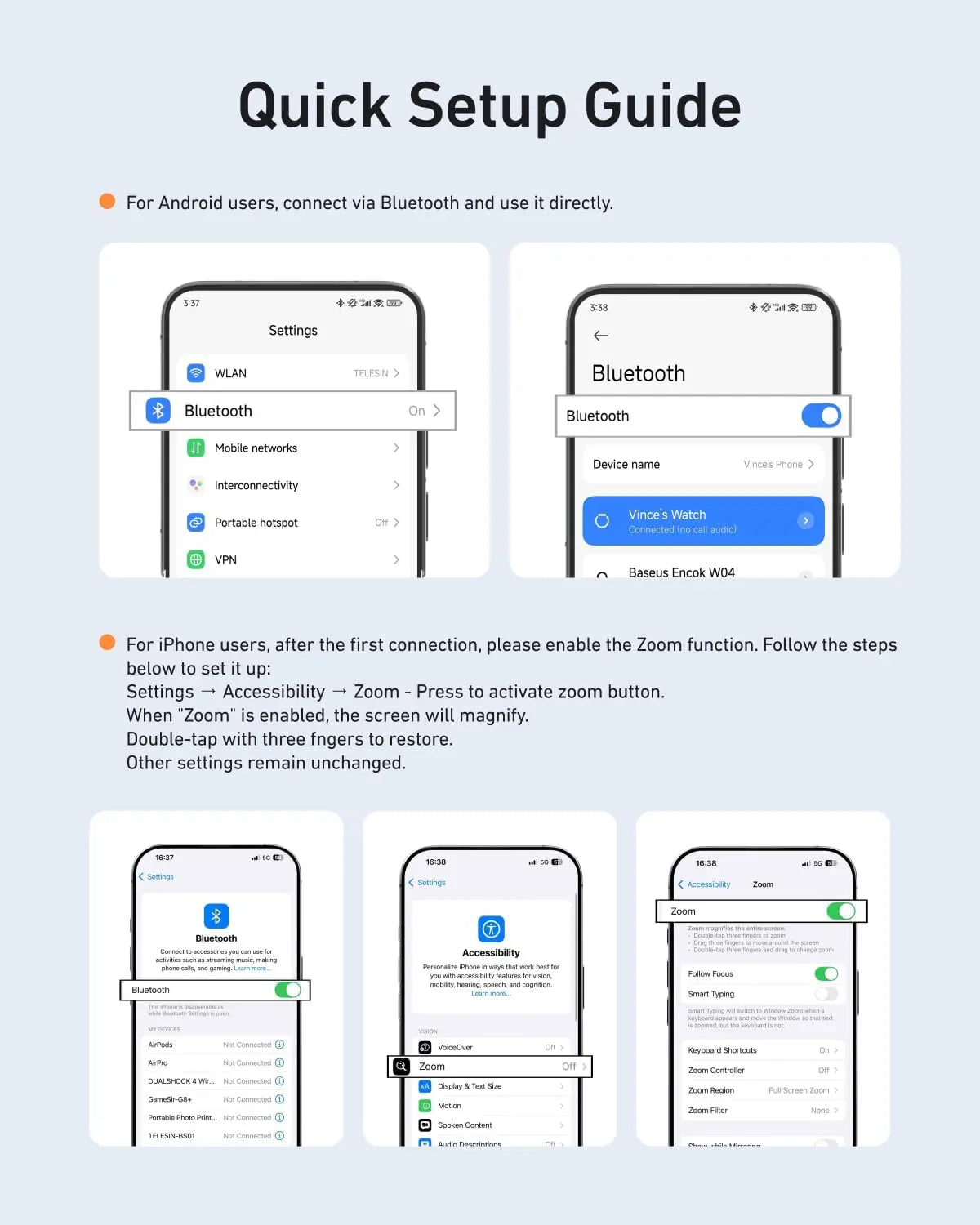 TELESIN Magnetic Camera Grip